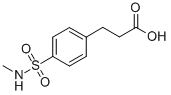 3-(4-Methylsulfamoyl-phenyl)-propionic acidStructure,842975-38-6Structure 3-(4-Methylsulfamoyl-phenyl)-propionic acid Structure,842975-38-6Structure
