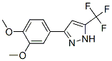 3-(3,4-Dimethoxyphenyl)-5-(trifluoromethyl)-1H-pyrazoleStructure,845266-33-3Structure 3-(3,4-Dimethoxyphenyl)-5-(trifluoromethyl)-1H-pyrazole Structure,845266-33-3Structure