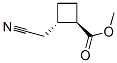 Cyclobutanecarboxylic acid, 2-(cyanomethyl)-, methyl ester, trans-(9ci) Structure,84673-48-3Structure