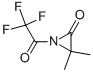 Aziridinone, 3,3-dimethyl-1-(trifluoroacetyl)-(9ci)Structure,84758-80-5Structure Aziridinone, 3,3-dimethyl-1-(trifluoroacetyl)-(9ci) Structure,84758-80-5Structure