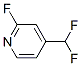 Pyridine, 4-(difluoromethyl)-2-fluoro-(9ci)Structure,84940-51-2Structure Pyridine, 4-(difluoromethyl)-2-fluoro-(9ci) Structure,84940-51-2Structure