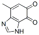 1H-benzimidazole-6,7-dione, 4-methyl- Structure,850302-41-9Structure