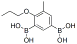 5-Methyl-4-propoxy-1,3-phenylenebisboronic acidStructure,850568-70-6Structure 5-Methyl-4-propoxy-1,3-phenylenebisboronic acid Structure,850568-70-6Structure