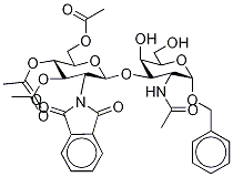 2-(乙?；被?-2-脫氧-3-O-[3,4,6-三-O-乙?；?2-脫氧-2-鄰苯二甲酰亞氨基-β-D-吡喃葡萄糖]-α-D-半乳糖吡喃糖苷芐酯結(jié)構(gòu)式_85069-37-0結(jié)構(gòu)式