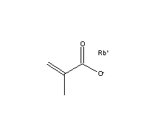甲基丙烯酸酯銣結構式_85184-14-1結構式