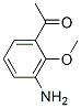 Ethanone, 1-(3-amino-2-methoxyphenyl)-(9ci)Structure,85276-71-7Structure Ethanone, 1-(3-amino-2-methoxyphenyl)-(9ci) Structure,85276-71-7Structure