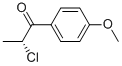 1-Propanone, 2-chloro-1-(4-methoxyphenyl)-, (r)-(9ci)Structure,85277-58-3Structure 1-Propanone, 2-chloro-1-(4-methoxyphenyl)-, (r)-(9ci) Structure,85277-58-3Structure
