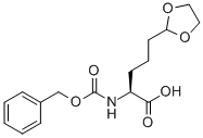 (S)-2-(benzyloxycarbonylamino)-5-(1,3-dioxolan-2-yl)pentanoic acidStructure,852822-01-6Structure (S)-2-(benzyloxycarbonylamino)-5-(1,3-dioxolan-2-yl)pentanoic acid Structure,852822-01-6Structure