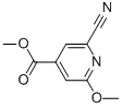 Methyl 2-cyano-6-methoxy-4-pyridinecarboxylateStructure,853029-94-4Structure Methyl 2-cyano-6-methoxy-4-pyridinecarboxylate Structure,853029-94-4Structure