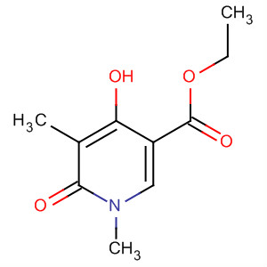 Ethyl 4-hydroxy-1,5-dimethyl-6-oxo-1,6-dihydropyridine-3-carboxylateStructure,853106-90-8Structure Ethyl 4-hydroxy-1,5-dimethyl-6-oxo-1,6-dihydropyridine-3-carboxylate Structure,853106-90-8Structure