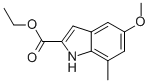5-Methoxy-7-methylindole-2-carboxylic acid ethyl esterStructure,853226-48-9Structure 5-Methoxy-7-methylindole-2-carboxylic acid ethyl ester Structure,853226-48-9Structure