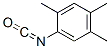 Benzene, 1-isocyanato-2,4,5-trimethyl-(9ci)Structure,85324-94-3Structure Benzene, 1-isocyanato-2,4,5-trimethyl-(9ci) Structure,85324-94-3Structure