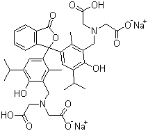 Thymolphthalein complexone disodium saltStructure,85409-48-9Structure Thymolphthalein complexone disodium salt Structure,85409-48-9Structure