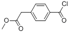 Benzeneacetic acid, 4-(chlorocarbonyl)-, methyl ester (9ci)Structure,85515-44-2Structure Benzeneacetic acid, 4-(chlorocarbonyl)-, methyl ester (9ci) Structure,85515-44-2Structure