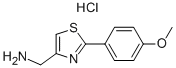 (2-(4-Methoxyphenyl)thiazol-4-yl)methanaminehydrochlorideStructure,858009-33-3Structure (2-(4-Methoxyphenyl)thiazol-4-yl)methanaminehydrochloride Structure,858009-33-3Structure
