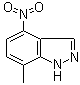 7-Methyl-4-nitro-1h-indazoleStructure,858227-24-4Structure 7-Methyl-4-nitro-1h-indazole Structure,858227-24-4Structure