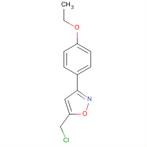 5-(Chloromethyl)-3-(4-ethoxyphenyl)-isoxazoleStructure,858939-25-0Structure 5-(Chloromethyl)-3-(4-ethoxyphenyl)-isoxazole Structure,858939-25-0Structure