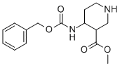 4-Benzyloxycarbonylamino-piperidine-3-carboxylic acid methyl esterStructure,859855-40-6Structure 4-Benzyloxycarbonylamino-piperidine-3-carboxylic acid methyl ester Structure,859855-40-6Structure