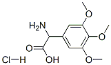 2-氨基-2-(3,4,5-三甲氧基苯基)乙酸鹽酸鹽結構式_86053-95-4結構式
