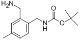 Tert-butyl 2-(aminomethyl)-4-methylbenzylcarbamateStructure,862205-35-4Structure Tert-butyl 2-(aminomethyl)-4-methylbenzylcarbamate Structure,862205-35-4Structure