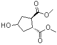 (3R,4R)-3,4-雙(甲基氧基羰基)環(huán)戊醇結(jié)構(gòu)式_862259-02-7結(jié)構(gòu)式