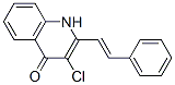 4(1H)-quinolinone,3-chloro-2-(2-phenylethenyl)-Structure,862851-46-5Structure 4(1H)-quinolinone,3-chloro-2-(2-phenylethenyl)- Structure,862851-46-5Structure