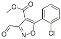 4-Isoxazolecarboxylicacid,5-(2-chlorophenyl)-3-formyl-,methylester(9ci)Structure,863391-66-6Structure 4-Isoxazolecarboxylicacid,5-(2-chlorophenyl)-3-formyl-,methylester(9ci) Structure,863391-66-6Structure