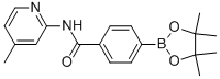 N-(4-甲基-吡啶-2-基)-4-(4,4,5,5-四甲基 -[1,3,2]二噁硼烷-2-基)-苯甲酰胺結(jié)構(gòu)式_864754-46-1結(jié)構(gòu)式