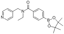 N-乙基-n-吡啶-4-甲基-4-(4,4,5,5-四甲基-[1,3,2]二噁硼烷-2-基)-苯甲酰胺結(jié)構(gòu)式_864759-43-3結(jié)構(gòu)式