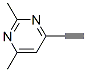 (9CI)-4-乙炔-2,6-二甲基嘧啶結(jié)構(gòu)式_86521-00-8結(jié)構(gòu)式