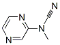 Cyanamide, methylpyrazinyl-(9ci) Structure,86525-13-5Structure