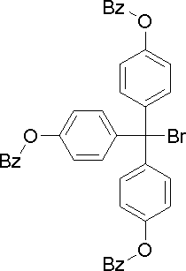 4,4’,4’’-Tris(benzoyloxy)trityl bromideStructure,86610-66-4Structure 4,4’,4’’-Tris(benzoyloxy)trityl bromide Structure,86610-66-4Structure