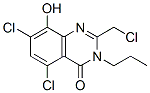4(3H)-quinazolinone,5,7-dichloro-2-(chloromethyl)-8-hydroxy-3-propyl-Structure,866244-93-1Structure 4(3H)-quinazolinone,5,7-dichloro-2-(chloromethyl)-8-hydroxy-3-propyl- Structure,866244-93-1Structure