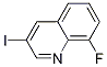 8-Fluoro-3-iodoquinoline Structure,866782-59-4Structure