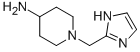 1-(1H-imidazol-2-ylmethyl)-piperidin-4-ylamineStructure,867008-10-4Structure 1-(1H-imidazol-2-ylmethyl)-piperidin-4-ylamine Structure,867008-10-4Structure