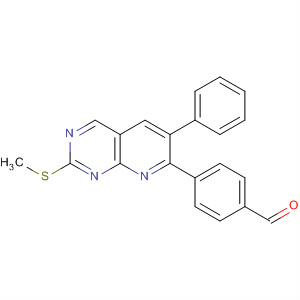 4-[2-(甲基硫代)-6-苯基吡啶并[2,3-d]嘧啶-7-基]苯甲醛結(jié)構(gòu)式_867353-44-4結(jié)構(gòu)式