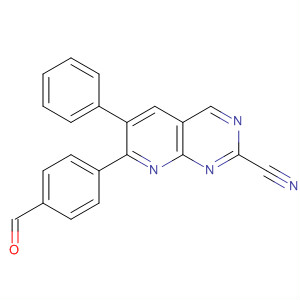 7-(4-甲酰基苯基)-6-苯基吡啶并[2,3-d]嘧啶-2-甲腈結(jié)構(gòu)式_867353-48-8結(jié)構(gòu)式