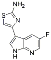 4-(5-氟-1H-吡咯并[2,3-B]吡啶-3-基)-2-噻唑胺結構式_868387-40-0結構式