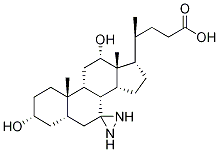 3Alpha,12-alpha-dihydroxy-7-diazirdinecholanic acidStructure,86933-63-3Structure 3Alpha,12-alpha-dihydroxy-7-diazirdinecholanic acid Structure,86933-63-3Structure
