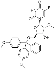 5’-O-(dimethoxytrityl)-5-fluoro-2’-o-methyluridineStructure,869355-45-3Structure 5’-O-(dimethoxytrityl)-5-fluoro-2’-o-methyluridine Structure,869355-45-3Structure
