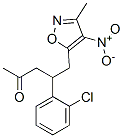2-Pentanone,4-(2-chlorophenyl)-5-(3-methyl-4-nitro-5-isoxazolyl)-Structure,869586-75-4Structure 2-Pentanone,4-(2-chlorophenyl)-5-(3-methyl-4-nitro-5-isoxazolyl)- Structure,869586-75-4Structure