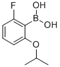 2-Fluoro-6-isopropoxyphenylboronic acidStructure,870777-17-6Structure 2-Fluoro-6-isopropoxyphenylboronic acid Structure,870777-17-6Structure