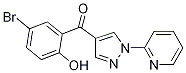 (5-Bromo-2-hydroxyphenyl)(1-(pyridin-2-yl)-1h-pyrazol-4-yl)methanoneStructure,870811-23-7Structure (5-Bromo-2-hydroxyphenyl)(1-(pyridin-2-yl)-1h-pyrazol-4-yl)methanone Structure,870811-23-7Structure