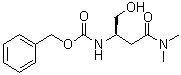 N-[(1r)-3-(二甲基氨基)-1-(羥基甲基)-3-氧代丙基]氨基甲酸苯基甲酯結(jié)構(gòu)式_870812-29-6結(jié)構(gòu)式