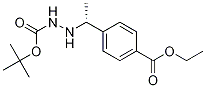 (R)-tert-butyl 2-(1-(4-(ethoxycarbonyl)phenyl)ethyl)hydrazinecarboxylateStructure,870822-90-5Structure (R)-tert-butyl 2-(1-(4-(ethoxycarbonyl)phenyl)ethyl)hydrazinecarboxylate Structure,870822-90-5Structure