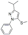 3-Isopropyl-5-methylthio-1-phenyl-1H-pyrazoleStructure,871110-03-1Structure 3-Isopropyl-5-methylthio-1-phenyl-1H-pyrazole Structure,871110-03-1Structure
