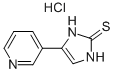 4-Pyridin-3-yl-1,3-dihydro-imidazole-2-thione hydrochlorideStructure,871237-64-8Structure 4-Pyridin-3-yl-1,3-dihydro-imidazole-2-thione hydrochloride Structure,871237-64-8Structure