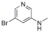 3-(甲基氨基)-5-溴吡啶結(jié)構式_873383-06-3結(jié)構式