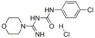1-(4-Chloro-phenyl)-3-(imino-morpholin-4-yl-methyl)-urea hydrochlorideStructure,873773-57-0Structure 1-(4-Chloro-phenyl)-3-(imino-morpholin-4-yl-methyl)-urea hydrochloride Structure,873773-57-0Structure