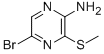 2-Amino-5-bromo-3-methylthiopyrazine Structure,87444-38-0Structure